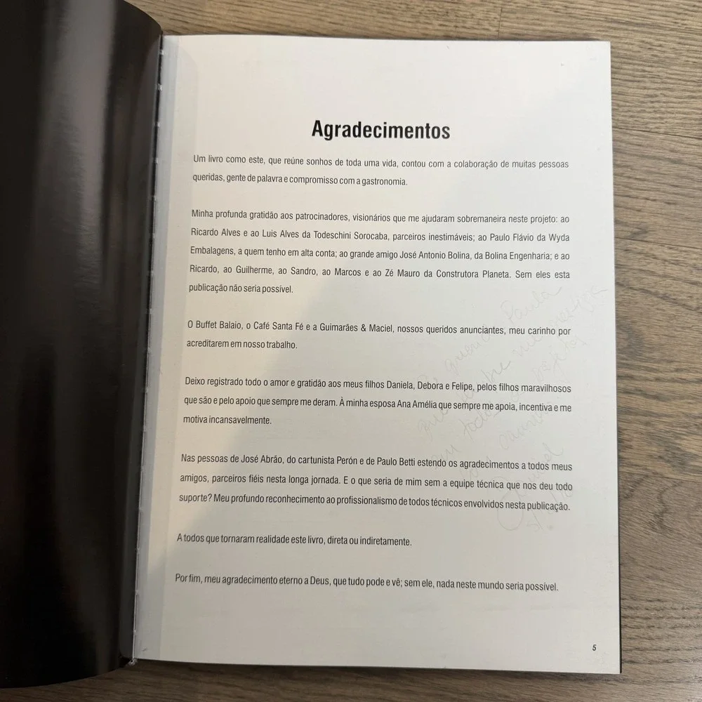 Gastronomía Com Daniel -‎ Portuguese Cookbook Signed 1st Edition Todeschini Rare